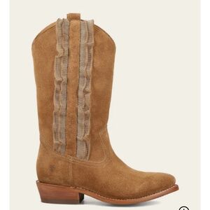 FRYE Billy Pull On Ruffle Boots